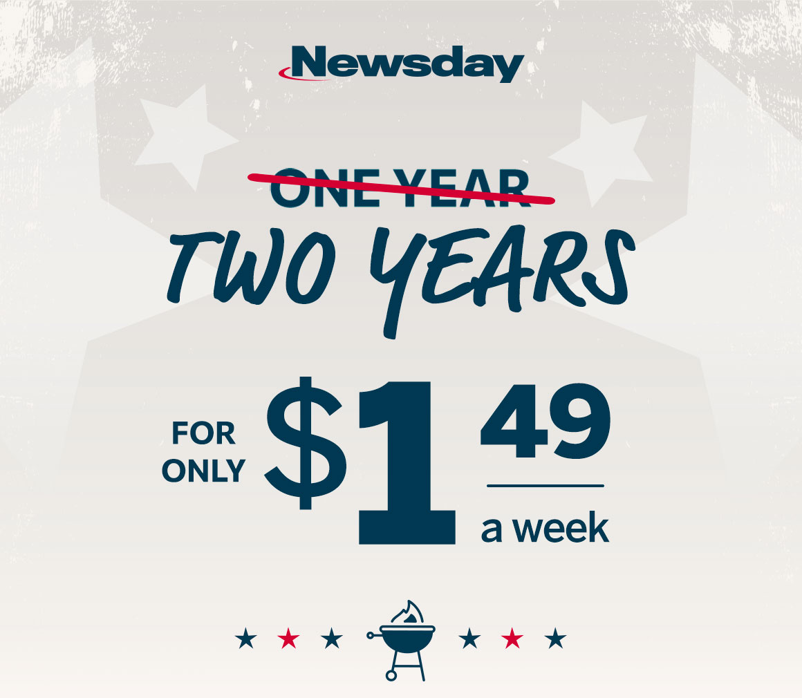 Two years for only $1,49 a week!