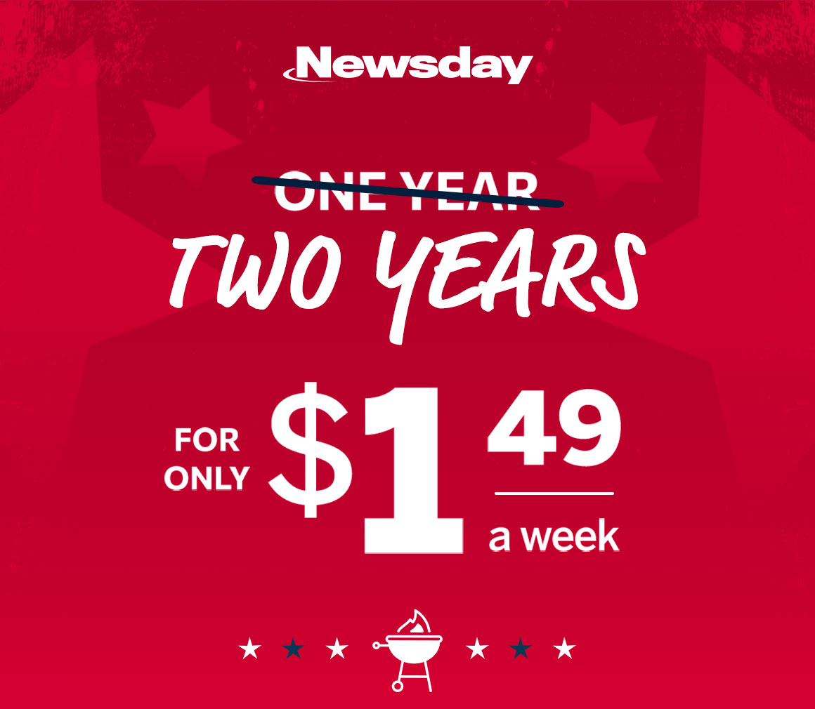 Two years for only $1,49 a week!